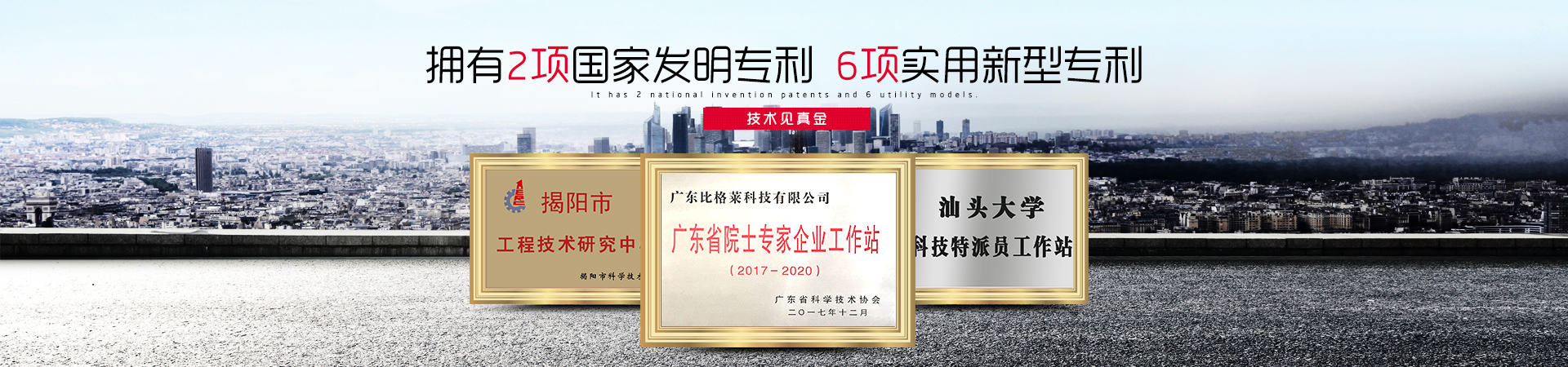 比格萊榮譽資質(zhì)