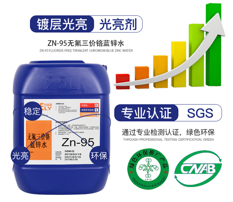 Zn-95無氟三價(jià)鉻藍(lán)鋅水